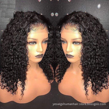 Yeswigs Cheap Wholesale Full Hd Afro Curly Lace Front Wig Raw Indian Cuticle Aligned Virgin Human Hair Lace Closure Wig Vendor